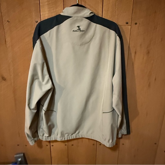Pebble Beach Water Resistant Wind Breaker Jacket- Size Large - Picture 7 of 11